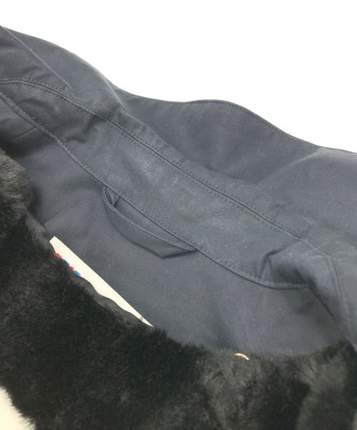 Traditional Weatherwear（トラディショナルウェザーウェア）Traditional Weatherwear (トラディショナルウェザーウェア) マールトン ファーライナー付き ステンカラー コート ブラック サイズ:34の古着・服飾アイテム