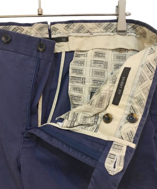 PT01（ピーティーゼロウーノ）PT01 (ピーティーゼロウーノ) スキニーフィット パンツ ネイビー サイズ:52の古着・服飾アイテム