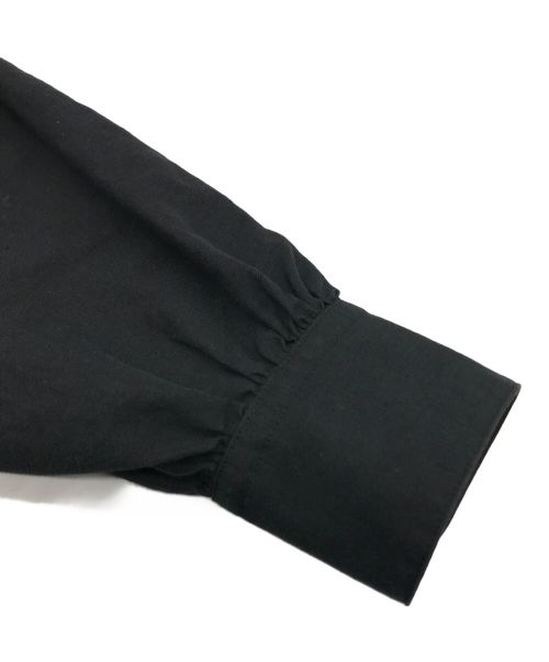 HYKE（ハイク）HYKE (ハイク) プルオーバーシャツワンピース ブラック サイズ:1の古着・服飾アイテム