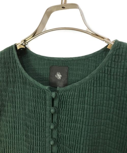 maison de soil（メゾンドソイル）maison de soil (メゾンドソイル) 長袖コットンブラウス グリーン サイズ:1の古着・服飾アイテム