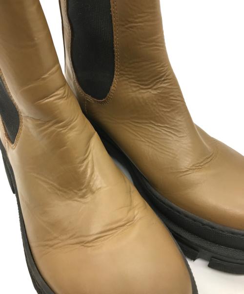 REMME（レメ）REMME (レメ) サイドゴアブーツ ブラウン サイズ:37の古着・服飾アイテム