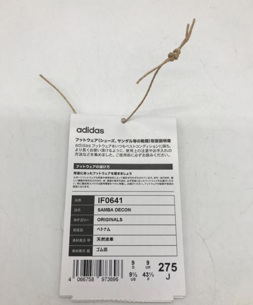 adidas（アディダス）adidas (アディダス) SAMBA DECON  ブラック サイズ:27.5ｃｍの古着・服飾アイテム