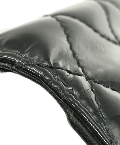 CHANEL（シャネル）CHANEL (シャネル) パテント ココマーク 長財布 ブラック サイズ:-の古着・服飾アイテム