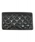 CHANEL (シャネル) パテント ココマーク 長財布 ブラック サイズ:-：17000円