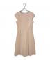 FOXEY NEWYORK（フォクシーニューヨーク）の古着「マットストレッチグログラン ワンピース」｜ベージュ