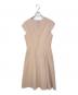 FOXEY NEWYORK (フォクシーニューヨーク) マットストレッチグログラン ワンピース ベージュ サイズ:38：9000円