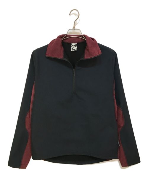 GR10K（ジーアールテンケー）GR10K (ジーアールテンケー) WINDSTOPPER MOUNTAIN CORPUS TOP ネイビー×レッド サイズ:Sの古着・服飾アイテム