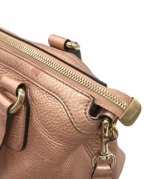 GUCCI（グッチ）GUCCI (グッチ) ソーホー ハンドバッグ ピンク サイズ:-の古着・服飾アイテム