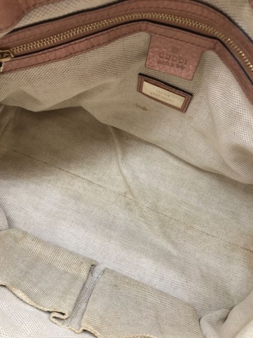 GUCCI（グッチ）GUCCI (グッチ) ソーホー ハンドバッグ ピンク サイズ:-の古着・服飾アイテム