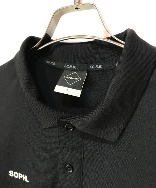 F.C.Real Bristol（エフシーレアルブリストル）F.C.Real Bristol (エフシーレアルブリストル) ポロシャツ ブラック サイズ:Lの古着・服飾アイテム