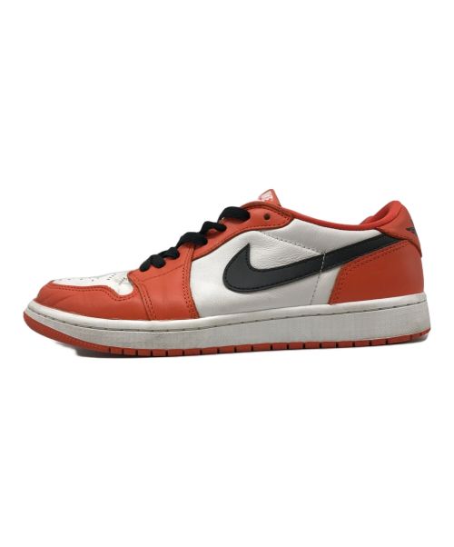 NIKE（ナイキ）NIKE (ナイキ) AIR JORDAN 1 LOW OG ホワイト×オレンジ サイズ:270の古着・服飾アイテム