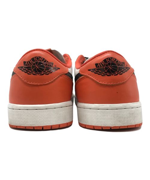 NIKE（ナイキ）NIKE (ナイキ) AIR JORDAN 1 LOW OG ホワイト×オレンジ サイズ:270の古着・服飾アイテム