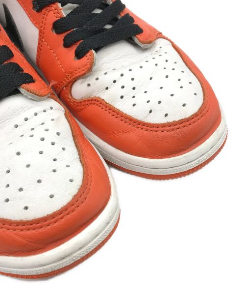 NIKE（ナイキ）NIKE (ナイキ) AIR JORDAN 1 LOW OG ホワイト×オレンジ サイズ:270の古着・服飾アイテム