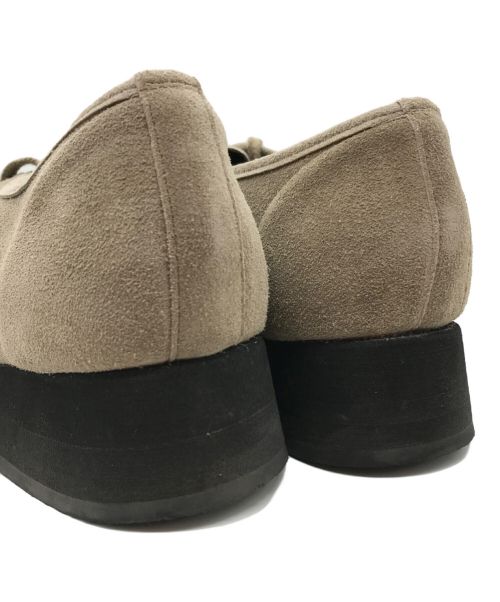 LOCALINA（ロカリナ）LOCALINA (ロカリナ) モカシンシューズ ベージュ サイズ:28.0の古着・服飾アイテム
