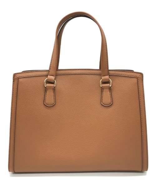 MICHAEL KORS（マイケル・コース）MICHAEL KORS (マイケルコース) シャンタル サッチェル ミディアム 2WAY ショルダーハンドバッグ ブラウン サイズ:-の古着・服飾アイテム