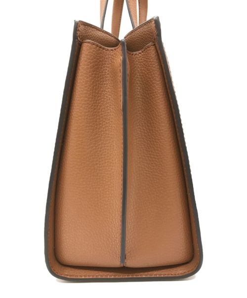 MICHAEL KORS（マイケル・コース）MICHAEL KORS (マイケルコース) シャンタル サッチェル ミディアム 2WAY ショルダーハンドバッグ ブラウン サイズ:-の古着・服飾アイテム