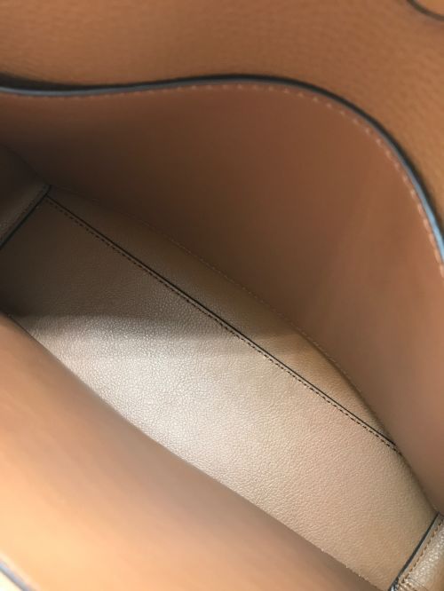 MICHAEL KORS（マイケル・コース）MICHAEL KORS (マイケルコース) シャンタル サッチェル ミディアム 2WAY ショルダーハンドバッグ ブラウン サイズ:-の古着・服飾アイテム