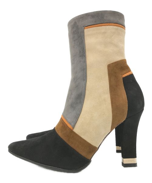 a.testoni（アテストーニ）a.testoni (アテストーニ) サイドジップブーツ マルチカラー サイズ:36 1/2の古着・服飾アイテム