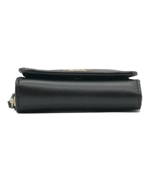COACH（コーチ）COACH (コーチ) Small Trifold Wallet With Halftone Floral Print ブラック サイズ:-の古着・服飾アイテム