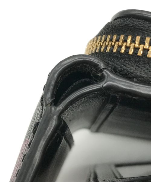 COACH（コーチ）COACH (コーチ) Small Trifold Wallet With Halftone Floral Print ブラック サイズ:-の古着・服飾アイテム