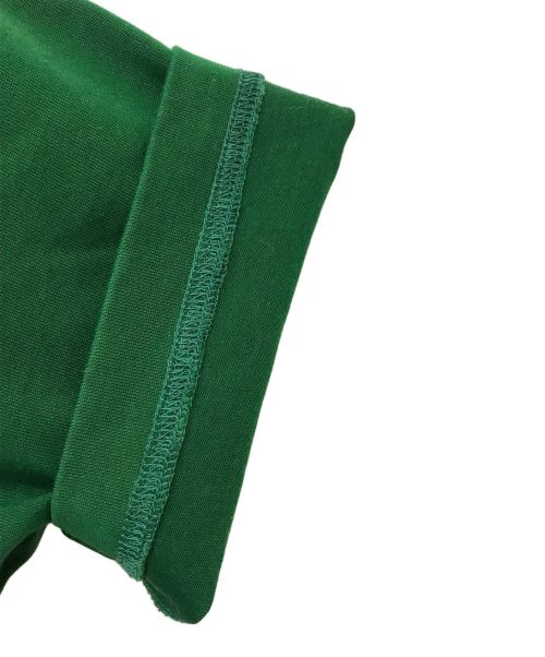 UN3D.（アンスリード）UN3D. (アンスリード) リバースドッキングTシャツ/半袖カットソー グリーン×ネイビー サイズ:38の古着・服飾アイテム