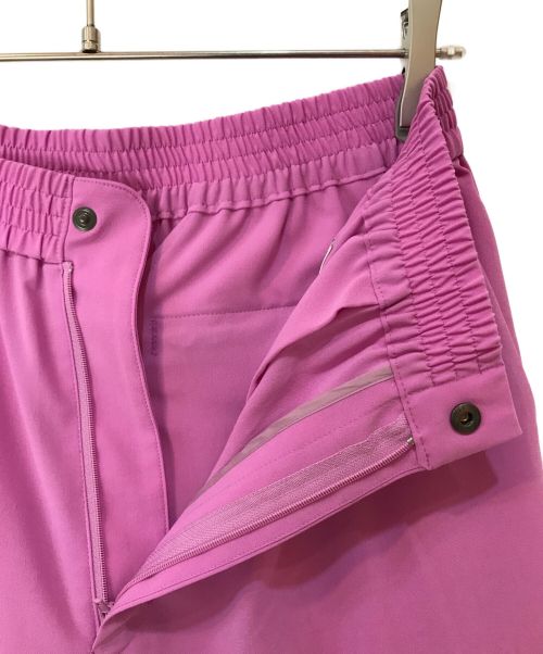 HYKE（ハイク）HYKE (ハイク) STRETCH TAPERED PANTS ピンク サイズ:3の古着・服飾アイテム