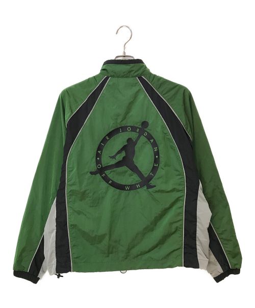 JORDAN（ジョーダン）JORDAN (ジョーダン) OFFWHITE (オフホワイト) AS M J OW TRK JKT グリーン サイズ:Lの古着・服飾アイテム