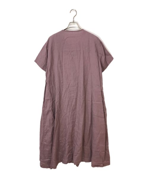08MAB（ゼロハチマブ）08MAB (ゼロハチマブ) リネンワンピース パープル サイズ:Fの古着・服飾アイテム