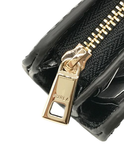 FURLA（フルラ）FURLA (フルラ) CAMELIA カメリア ジップアラウンドウォレット ブラック サイズ:-の古着・服飾アイテム
