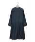 nest Robe (ネストローブ) インディゴ染めカシュクールリネンワンピース インディゴ サイズ:-：5000円