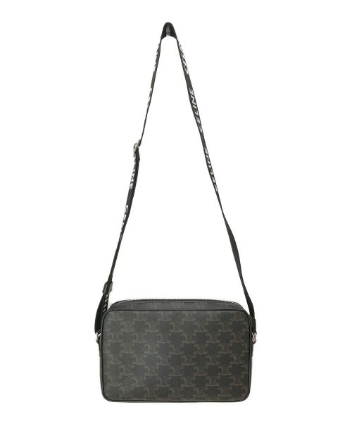 CELINE（セリーヌ）CELINE (セリーヌ) ミディアム メッセンジャーバッグ / トリオンフキャンバス ブラウン サイズ:-の古着・服飾アイテム