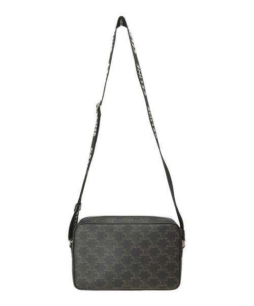 CELINE（セリーヌ）CELINE (セリーヌ) ミディアム メッセンジャーバッグ / トリオンフキャンバス ブラウン サイズ:-の古着・服飾アイテム