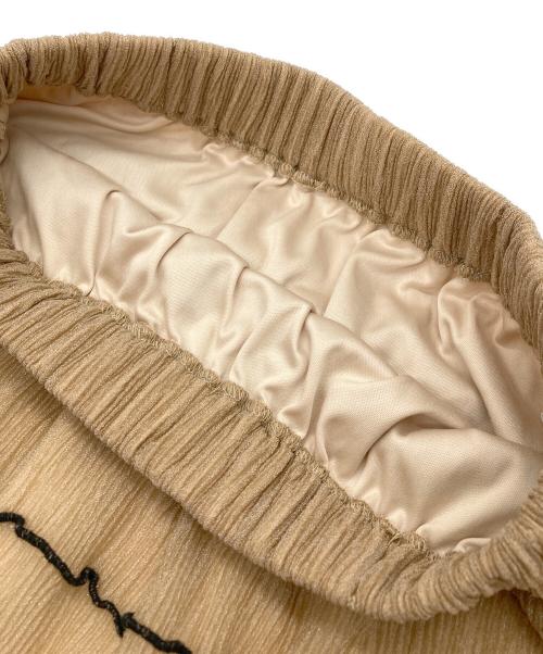 COCODEAL（ココディール）COCODEAL (ココディール) シアーシャーリングティアードスカート ブラウン サイズ:1の古着・服飾アイテム