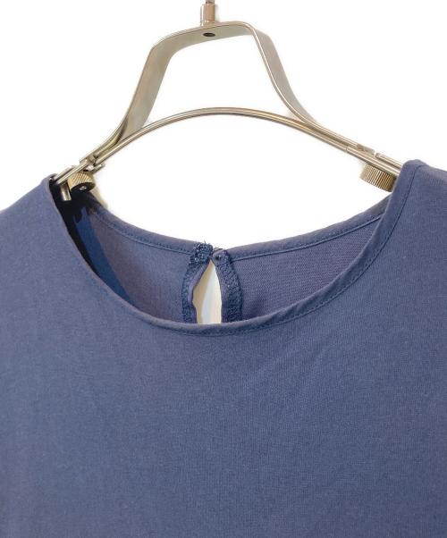 kurashi&trips publishing（クラシアンドトリップス パブリッシング）kurashi&trips publishing (クラシアンドトリップス パブリッシング) カットソーワンピース ネイビー サイズ:Mの古着・服飾アイテム