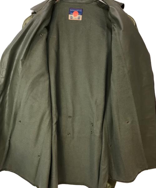 blackmeans（ブラックミーンズ）blackmeans (ブラックミーンズ) TRENCH COAT / トレンチコート / 切替レザーコート 945-77TJ349-1 オリーブ×グリーン サイズ:4の古着・服飾アイテム