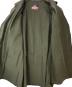 中古・古着 blackmeans (ブラックミーンズ) TRENCH COAT / トレンチコート / 切替レザーコート 945-77TJ349-1 オリーブ×グリーン サイズ:4：40000円