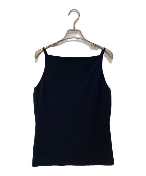 Demi-Luxe Beams（デミルクス ビームス）Demi-Luxe Beams (デミルクス ビームス) ヘルシー ニットキャミソール ブラック サイズ:-の古着・服飾アイテム