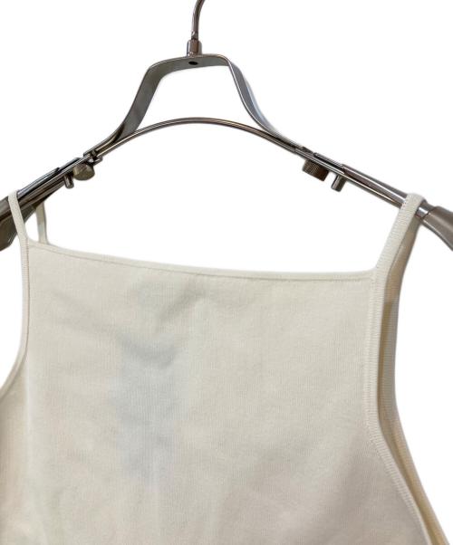 Demi-Luxe Beams（デミルクス ビームス）Demi-Luxe Beams (デミルクス ビームス) ヘルシー ニットキャミソール アイボリー サイズ:FREEの古着・服飾アイテム