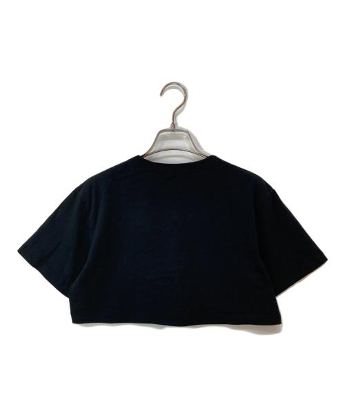 ALEXANDER WANG（アレキサンダー・ワン）ALEXANDER WANG (アレキサンダーワン) クロップドTシャツ ブラック サイズ:XSの古着・服飾アイテム