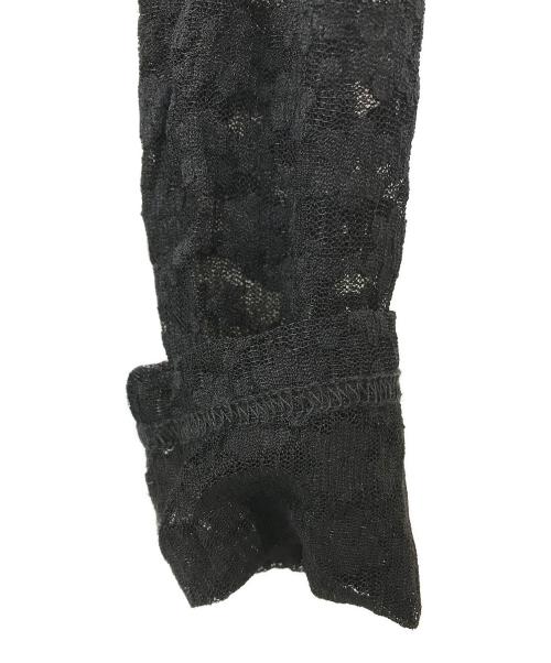 BAUM UND PFERDGARTEN（バウムウンドヘルガーデン）BAUM UND PFERDGARTEN (バウムウンドヘルガーデン) レースストレッチカーディガン ブラック サイズ:Sの古着・服飾アイテム