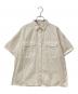 Spick and Span（スピックアンドスパン）の古着「ガーメントダイサファリシャツ」｜アイボリー