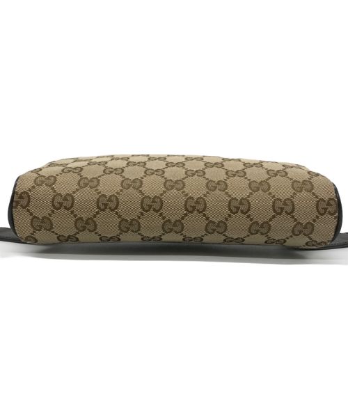 GUCCI（グッチ）GUCCI (グッチ) GGキャンバスボディバッグ ベージュの古着・服飾アイテム