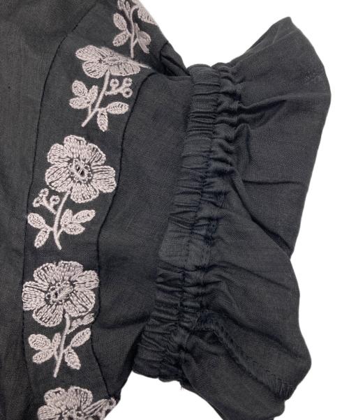 TSUHARU by samansa Mos2（ツハル バイ サマンサモスモス）TSUHARU by samansa Mos2 (ツハル バイ サマンサモスモス) 夏花刺繍レースワンピース ブラック サイズ:Fの古着・服飾アイテム