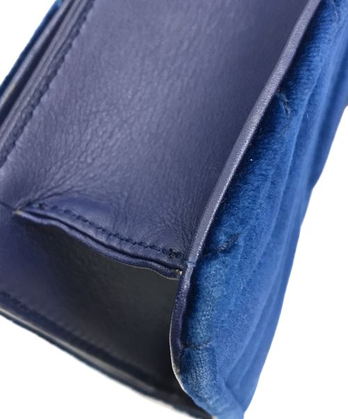 GUCCI（グッチ）GUCCI (グッチ) スモールチェーンショルダーバッグ ブルーの古着・服飾アイテム