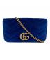 GUCCI（グッチ）の古着「スモールチェーンショルダーバッグ」｜ブルー