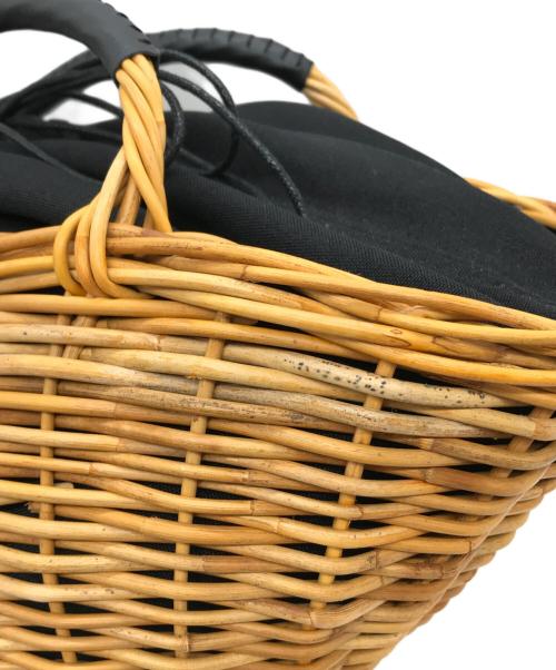 odds（オッズ）odds (オッズ) ARG VENUS BAG カゴバッグ ブラック×ブラウン サイズ:-の古着・服飾アイテム