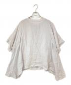 nest Robeネストローブ）の古着「ラミークリンクル2WAYブラウス」｜グレー