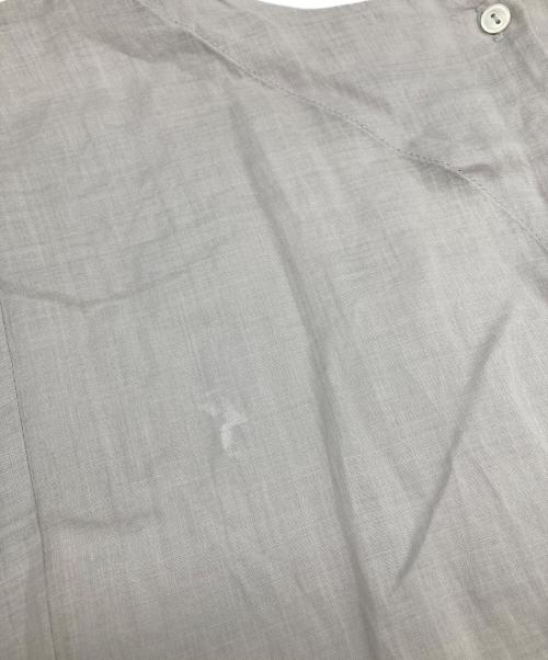 nest Robe（ネストローブ）nest Robe (ネストローブ) ラミークリンクル2WAYブラウス グレー サイズ:Fの古着・服飾アイテム