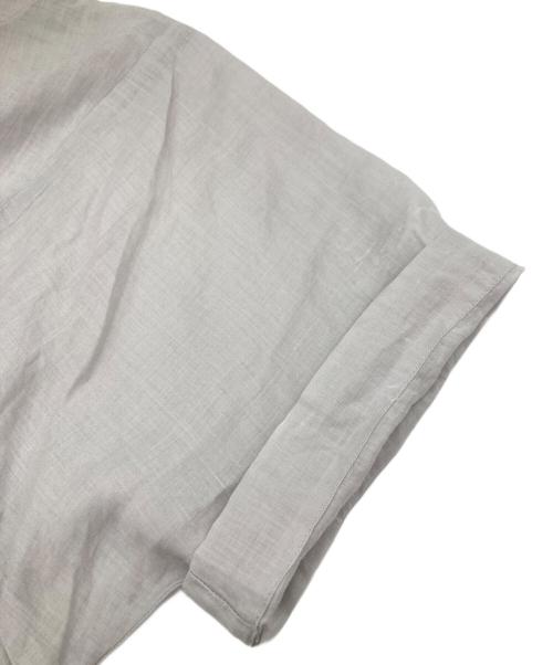 nest Robe（ネストローブ）nest Robe (ネストローブ) ラミークリンクル2WAYブラウス グレー サイズ:Fの古着・服飾アイテム