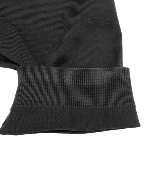 CABAN（キャバン）CABAN (キャバン) ファインポリエステル ハーフスリーブポケットカーディガン ブラック サイズ:Sの古着・服飾アイテム